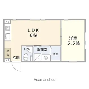 EL SOLEADO【101号室】の間取り