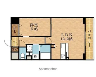 estageo関目高殿【1階】の間取り