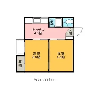 ファード【202号室】の間取り