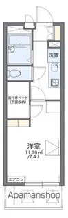 レオパレス21リバーアイランド【2階】の間取り