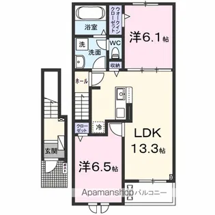 ルーチェ エテルノ【2階】の間取り