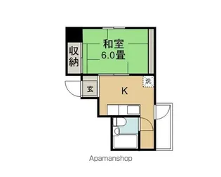 クーフナガノ【9階】の間取り