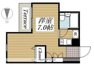 ベルトピア松戸第08【1階】の間取り