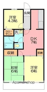 パル・メゾンYGM【1階】の間取り