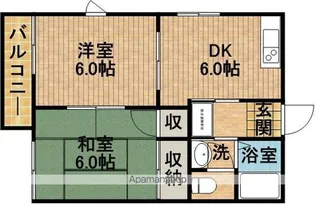 静岡県浜松市中央区葵西1丁目【アパート】の間取り