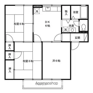 レジデンス西村 A棟【2階】の間取り