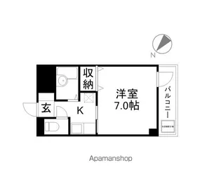 クッキィーC【303号室】の間取り