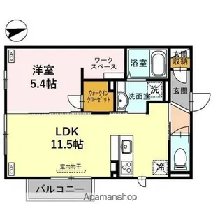 ユースフル高尾台【2階】の間取り