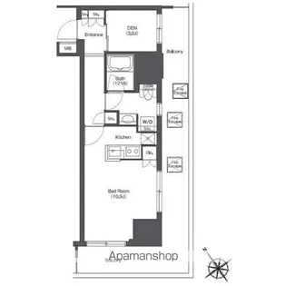 東京ポートシティ竹芝レジデンスタワー【2階】の間取り