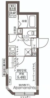 COCOCUBE南大塚【1階】の間取り