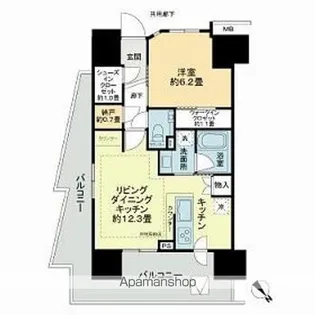 プライム川崎【8階】の間取り