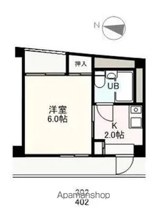 コーポ昭和【4階】の間取り