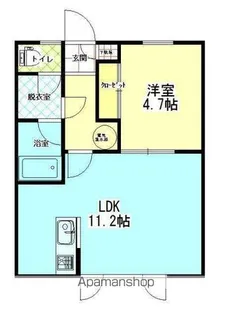 アルバータ215【2階】の間取り