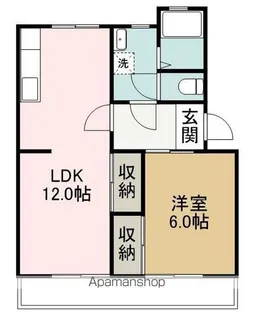サンホーム曳馬【2階】の間取り