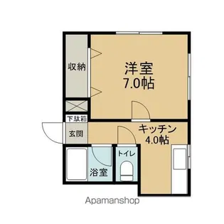 MIKASA【A101号室】の間取り
