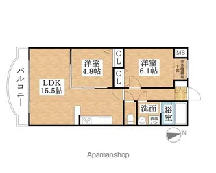 METIS WON【2階】の間取り