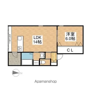 SANSISTA【3階】の間取り