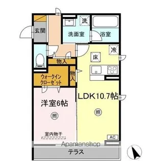 SERENVITA富士崎【1階】の間取り