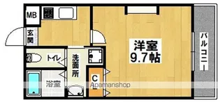 ジーイートワ【4E号室】の間取り