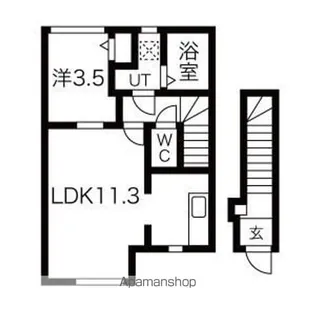 SUPERIOR(スーペリア)【203号室】の間取り