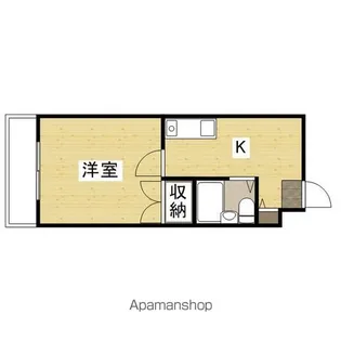 横川マンション【8階】の間取り