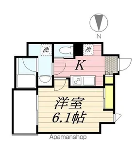 CITY PRIME東日暮里【6階】の間取り