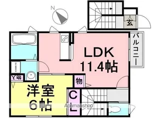 Casa Linda【2階】の間取り