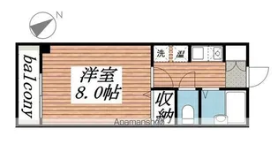 ウィズステージさくら【1階】の間取り