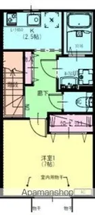 ディアコート盛岡B【2階】の間取り