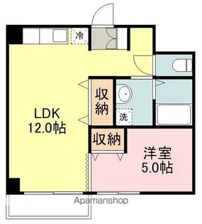 メゾンドール大町【2階】の間取り