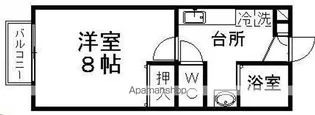 アニマートハイム【202号室】の間取り