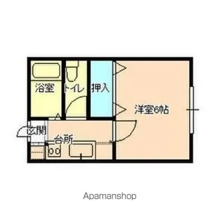 メゾン紅亜【102号室】の間取り