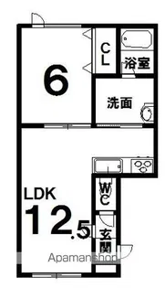 M−RESIDENCE(エムレジデンス)【1階】の間取り