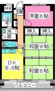 レスピーザ53【4階】の間取り