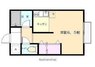 サカモトウエストⅠ【1階】の間取り