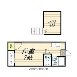セレナ大橋【1階】の間取り