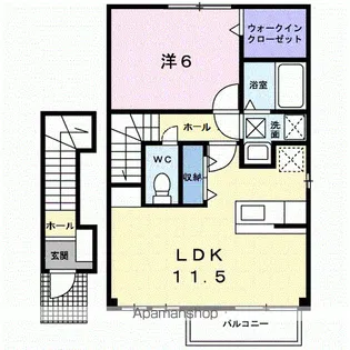 ボナール・ラシーヌ【2階】の間取り