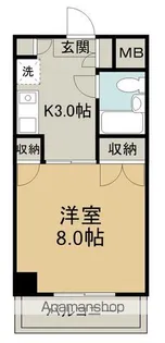 広島県広島市西区己斐本町1丁目【マンション】の間取り