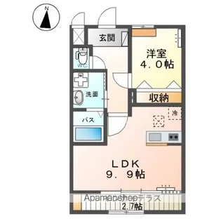リラ・ソートル【1階】の間取り