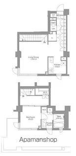 コンフォリア中野【1階】の間取り
