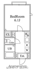 ムメ高柳【1階】の間取り