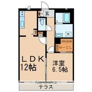 東京都足立区竹の塚1丁目【マンション】の間取り