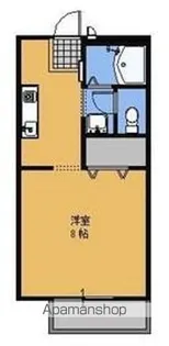 グリーンコート A【102号室号室】の間取り