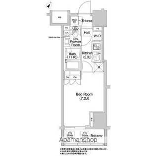 コンフォリア浅草橋【10階】の間取り
