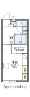 レオパレスプライム【1階】の間取り