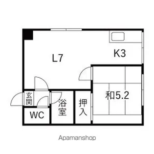 ビレッジ18【1-D号室】の間取り