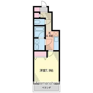 ブロッサム【106号室】の間取り
