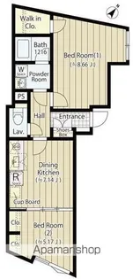 EDIT西池袋【2階】の間取り