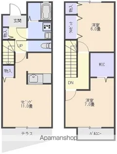 プレミール【A号室】の間取り