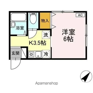 ハイムおもだか【2階】の間取り